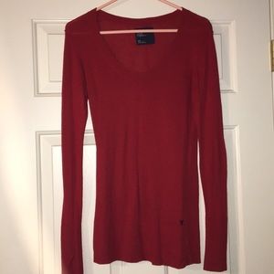 Red American Eagle sweater